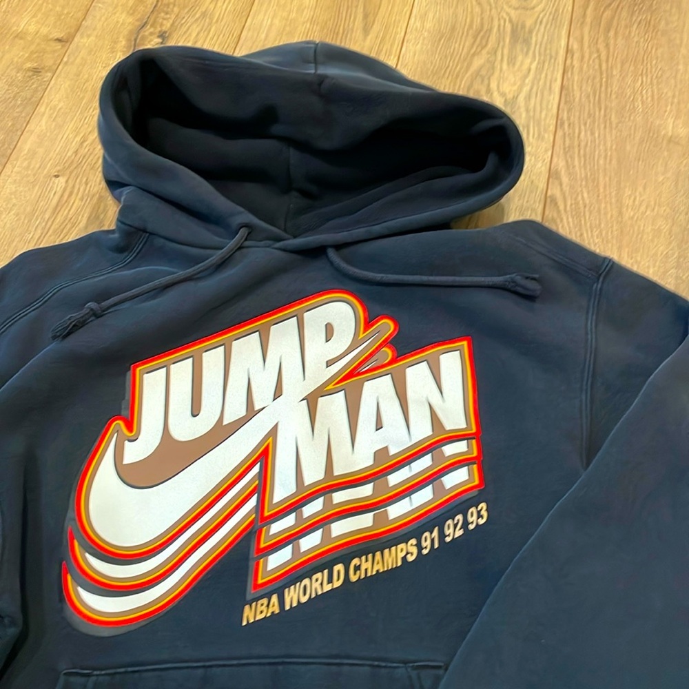 Jordan Jumpman NBA World Champion Fleece Pullover Hoodie. Used.